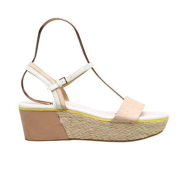 Cole Haan Shoes - Cole Haan Arden Womens Size 11AA Tan Espadrille‎ Platform Wedge Heel Sandals